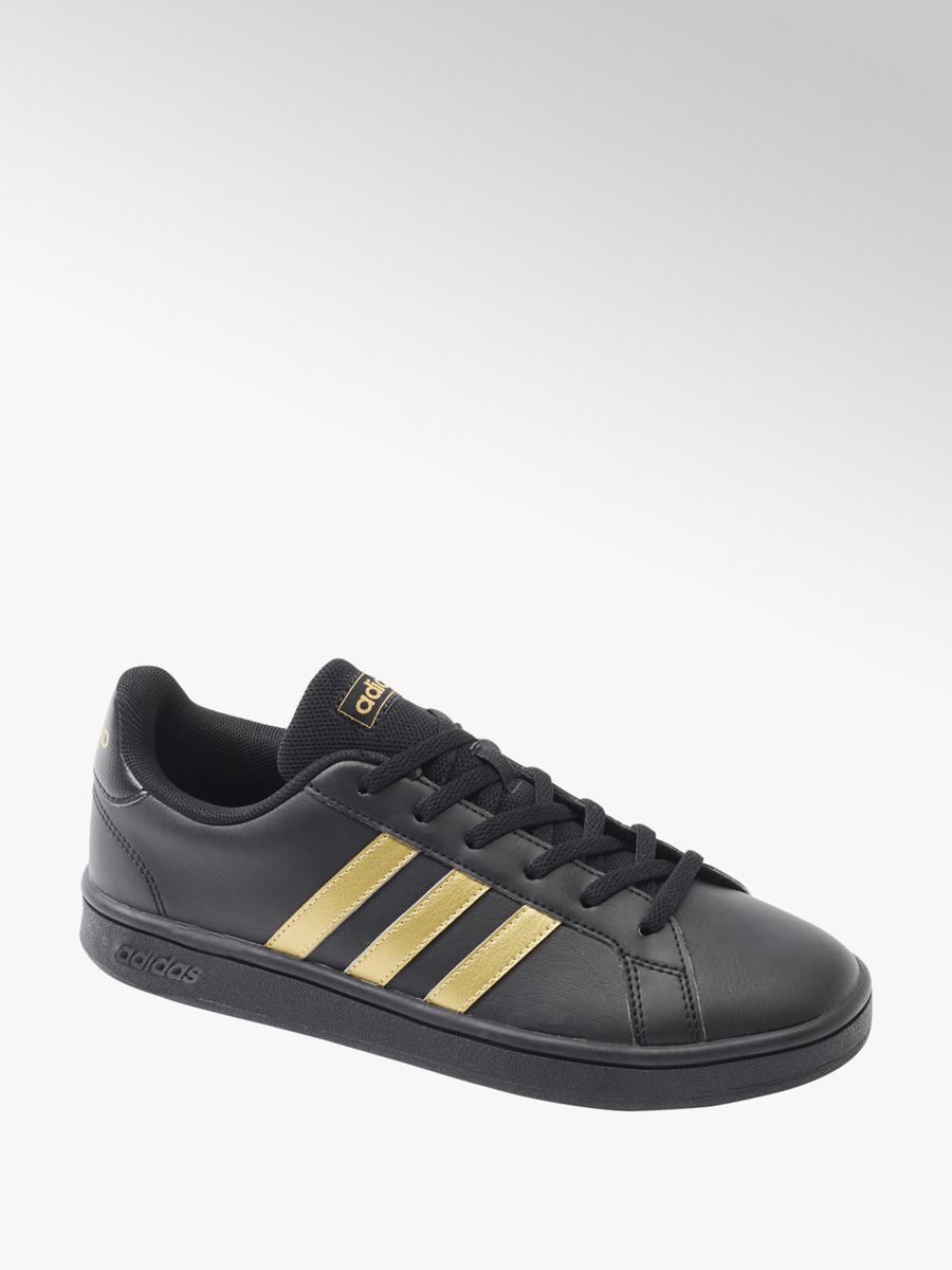 Sneaker GRAND COURT BASE von adidas in schwarz DEICHMANN Sneaker GRAND COURT BASE SHINY HOLOGRAPHIC von adidas in